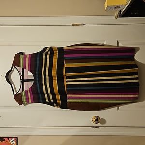 Venus stripe dress sz 3x NWT